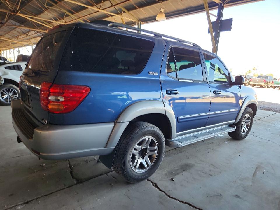 2004 Toyota Sequoia VIN 5TDZT34A04S237111 COPART salvage auction — SIDE, Az - Cert Of Title - Salvage, sold $2,000 on 2026-07-20 (photo 3)