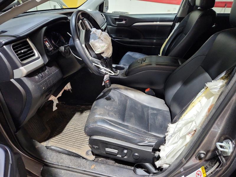 2018 Toyota Highlander VIN 5TDJZRFH8JS562206 COPART salvage auction — FRONT END, Nh - Cert Of Title-Salvage, sold $5,300 on 2026-07-24 (photo 7)