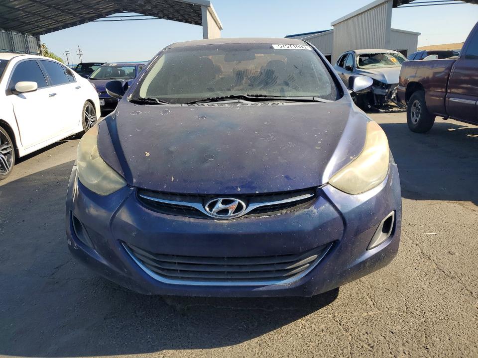 2011 Hyundai Elantra VIN 5NPDH4AE2BH042994 COPART salvage auction — VANDALISM, Ca - Salvage Certificate, sold $650 on 2026-07-27 (photo 5)