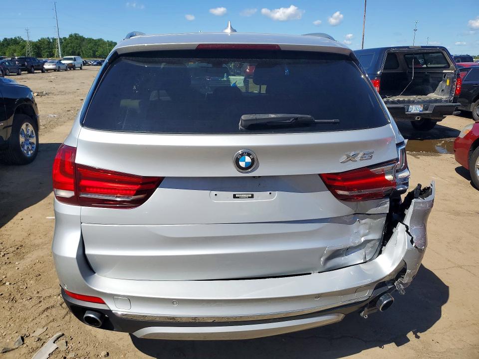 2017 BMW X5 VIN 5UXKR0C35H0V77802 COPART salvage auction — REAR END, MI - CERT OF TITLE-SALVAGE VEHICLE, sold $5,300 on 2026-07-31 (photo 6)