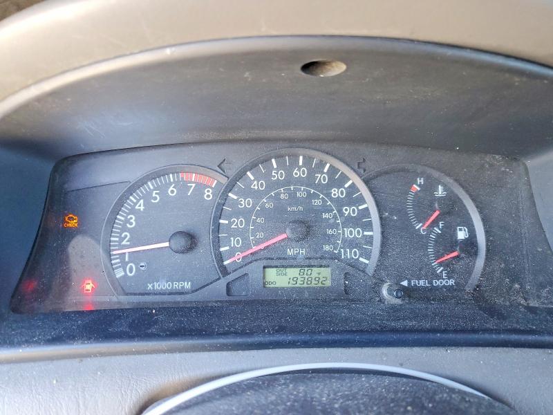 2004 Toyota Corolla VIN JTDBR32E242018129 COPART salvage auction — FRONT END, Ca - Salvage Certificate, sold $550 on 2026-07-15 (photo 9)