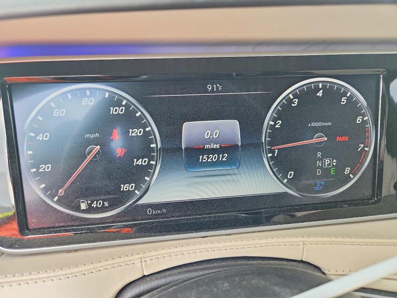 2015 Mercedes-benz S-klasse VIN WDDUG8CB1FA140947 COPART salvage auction — SIDE, Fl - Cert Of Title Slvg Rebuildable, sold $7,000 on 2026-07-02 (photo 9)