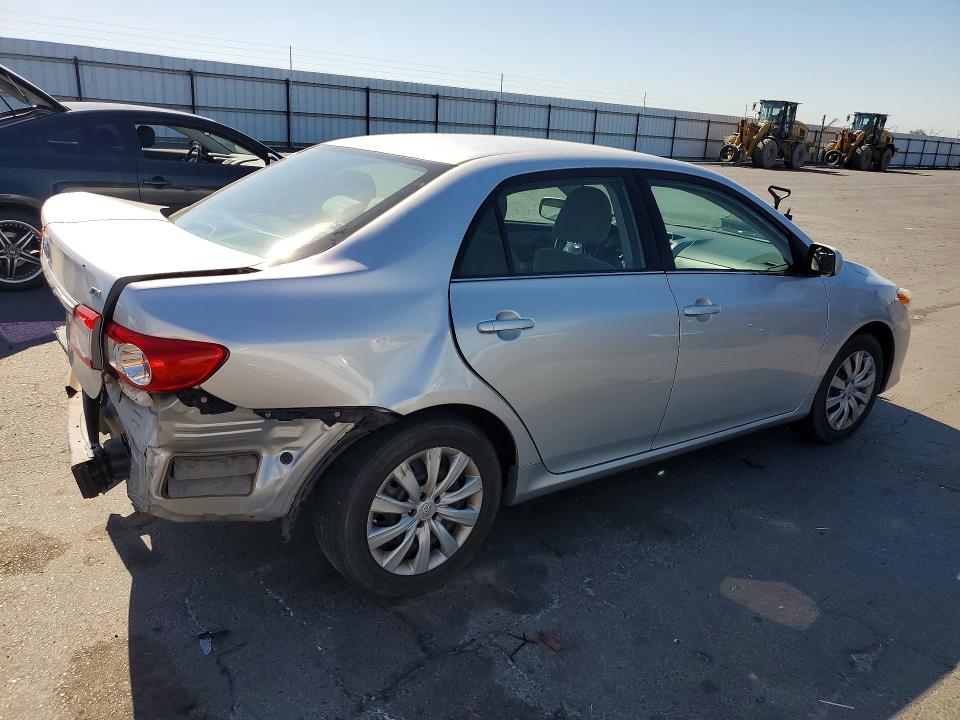 2013 Toyota Corolla VIN 2T1BU4EE3DC987729 COPART salvage auction — REAR END, Ca - Salvage Certificate, sold $2,150 on 2026-07-02 (photo 3)
