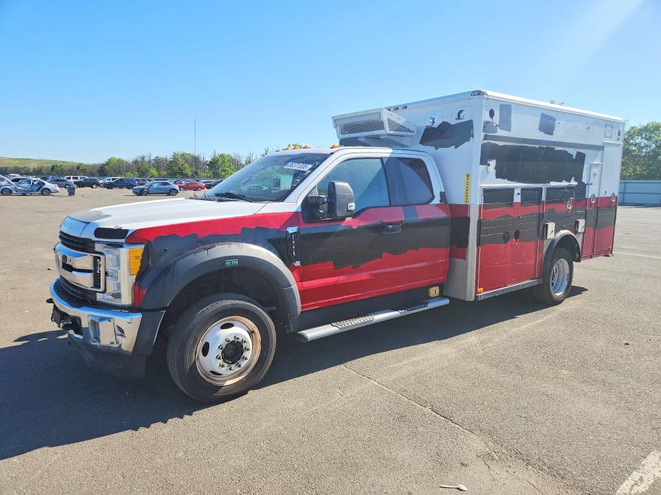 2017 Ford F-550 super duty VIN 1FD0X5HT2HED73073 COPART salvage auction — MINOR DENT/SCRATCHES, Ny - Certificate Of Title, sold $6,200 on 2026-07-29 (photo 1)