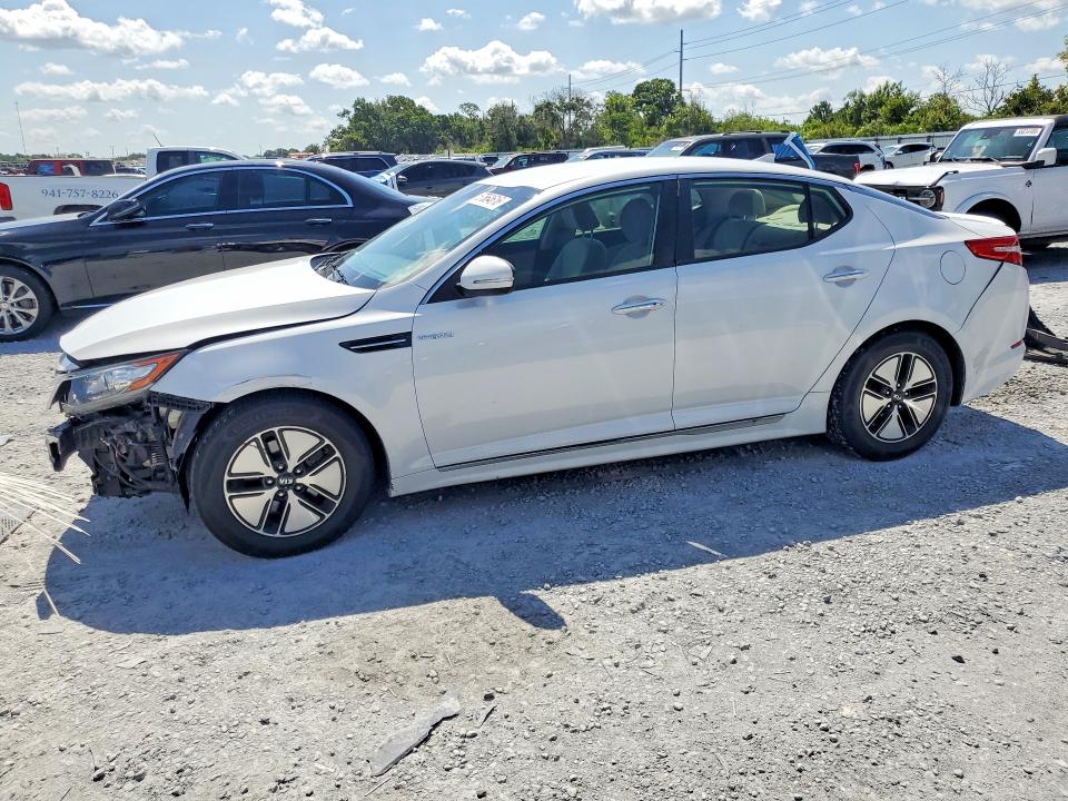 2013 Kia Optima VIN KNAGM4AD5D5060597 COPART salvage auction — FRONT END, Fl - Certificate Of Destruction, sold $600 on 2026-07-10 (photo 1)