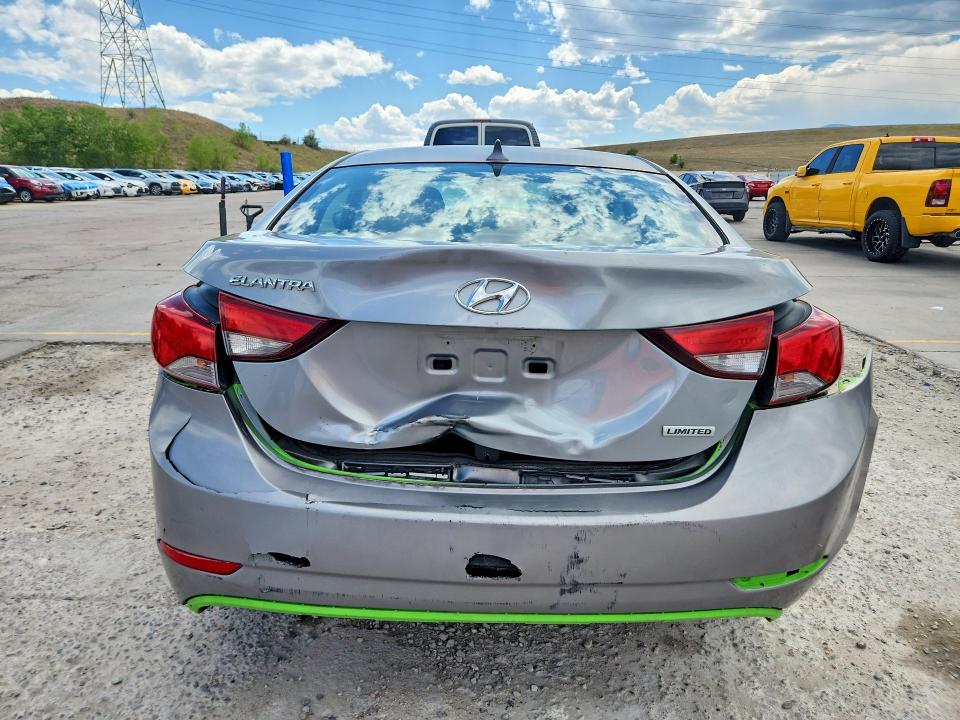 2014 Hyundai Elantra VIN KMHDH4AE8EU200664 COPART salvage auction — FRONT END, CO - PUBLIC - SALVAGE TITLE, sold $350 on 2026-07-27 (photo 6)