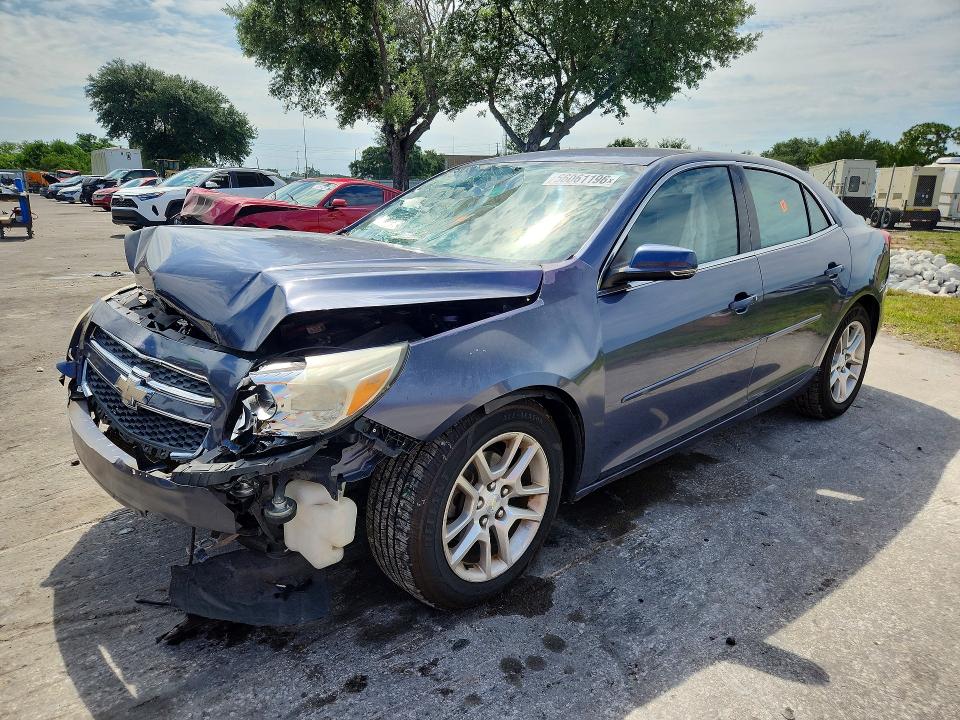 2013 Chevrolet Malibu VIN 1G11C5SA5DF195586 COPART salvage auction — FRONT END, FL - CERT OF TTL-REBUILT&SLVG RBLD, sold $375 on 2026-07-02 (photo 1)
