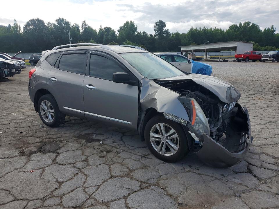 2015 Nissan Rogue VIN JN8AS5MT1FW151164 COPART salvage auction — FRONT END, Tn - Salvage Certificate, sold $700 on 2026-07-09 (photo 4)
