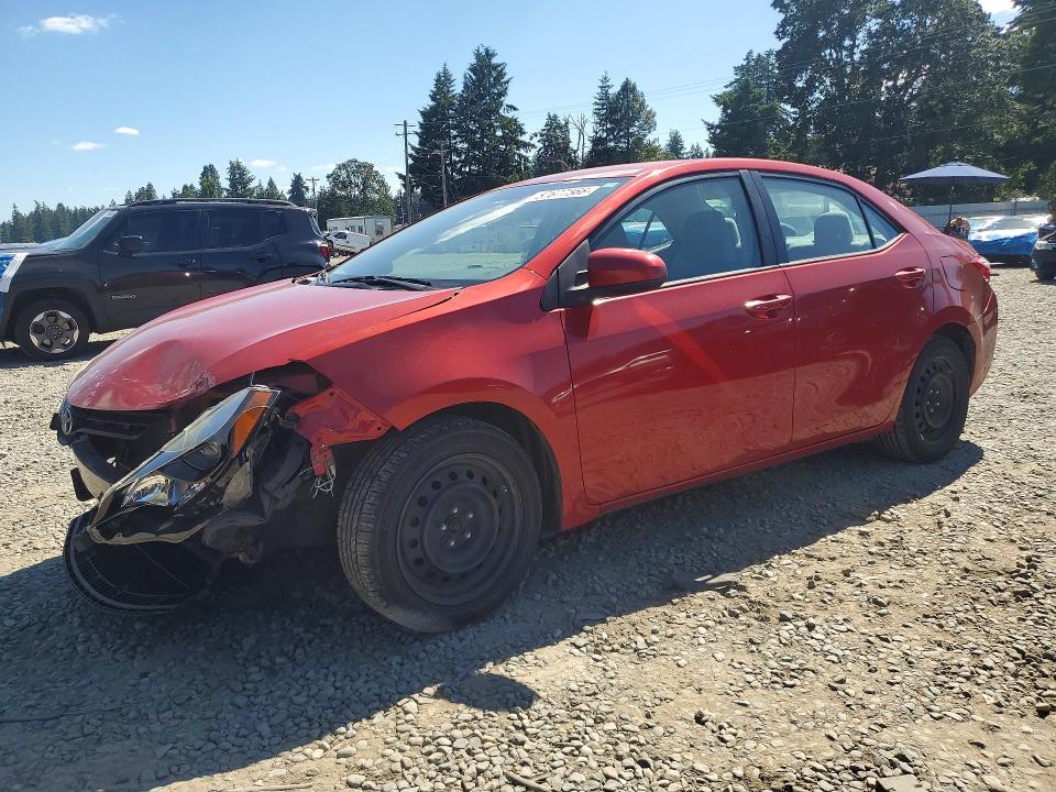 2014 Toyota Corolla VIN 5YFBURHE2EP143420 COPART salvage auction — FRONT END, Wa - Bill Of Sale, sold $1,900 on 2026-07-07 (photo 1)