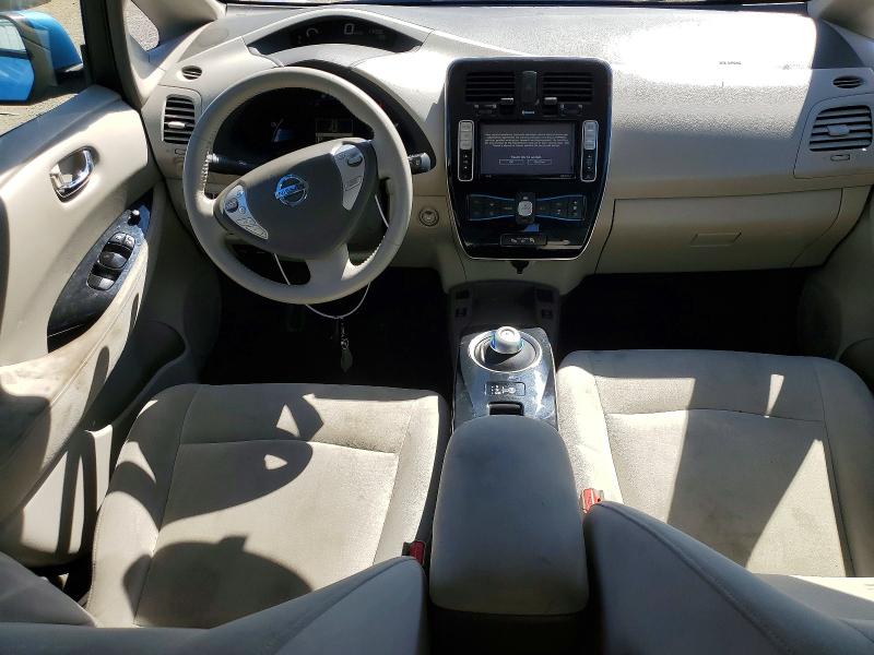 2012 Nissan Leaf VIN JN1AZ0CP7CT016088 COPART salvage auction — FRONT END, On - Permit Salvage, sold $400 on 2026-07-14 (photo 8)