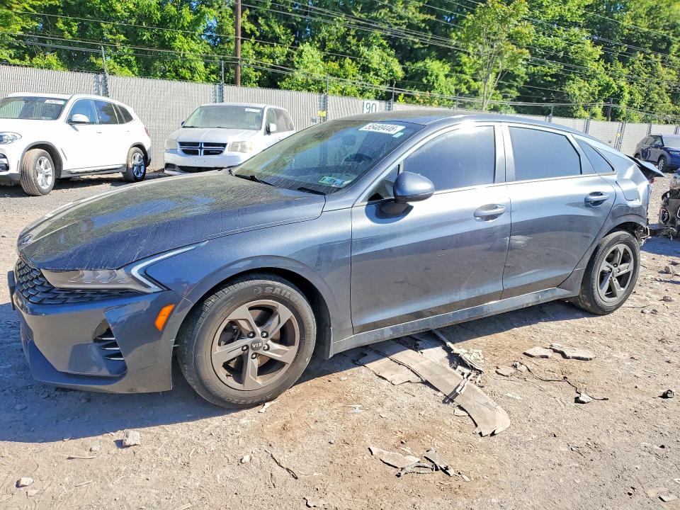 2021 Kia K5 VIN 5XXG14J2XMG006444 COPART salvage auction — REAR END, Pa - Certificate Of Salvage, sold $3,600 on 2026-07-06 (photo 1)