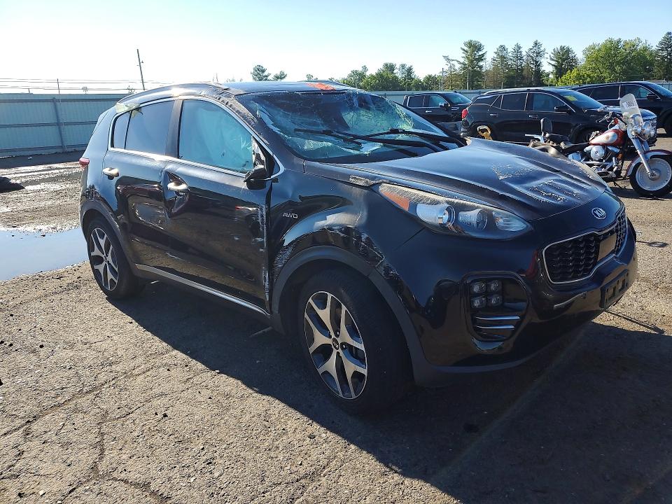2017 Kia Sportage VIN KNDPRCA60H7094750 COPART salvage auction — ROLLOVER, Pa - Certificate Of Salvage, sold $1,950 on 2026-07-10 (photo 4)