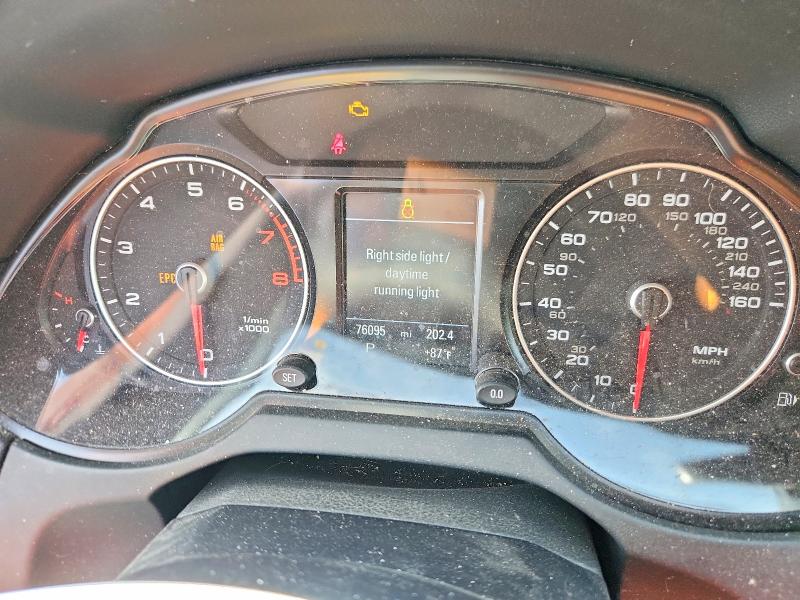 2017 Audi VIN WA1C2AFP1HA068759 COPART salvage auction — FRONT END, Or - Salvage Title Certificate, sold $125 on 2026-08-24 (photo 9)