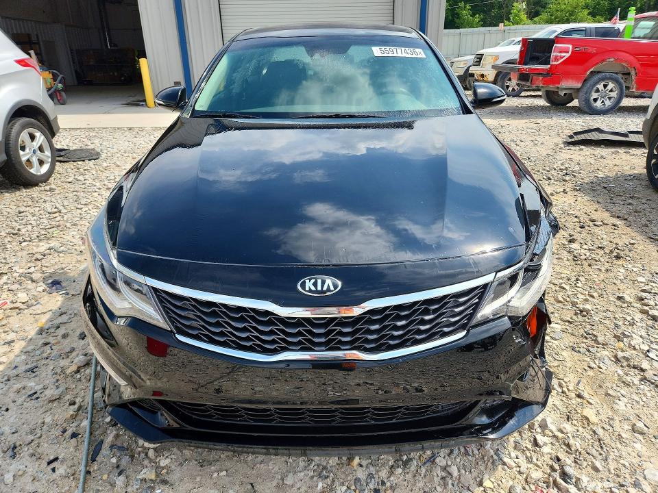 2019 Kia Optima VIN 5XXGT4L36KG307368 COPART salvage auction — FRONT END, MI - CERTIFICATE OF TITLE, sold $2,350 on 2026-07-09 (photo 5)