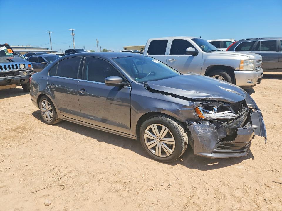 2017 Volkswagen VIN 3VW2B7AJ2HM216330 COPART salvage auction — FRONT END, Tx - Salvage Vehicle Title, sold $2,700 on 2026-07-02 (photo 4)