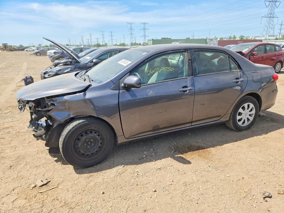 2011 Toyota Corolla VIN JTDBU4EE3BJ096910 COPART salvage auction — FRONT END, Il - Salvage Certificate, sold $1,250 on 2026-07-16 (photo 1)