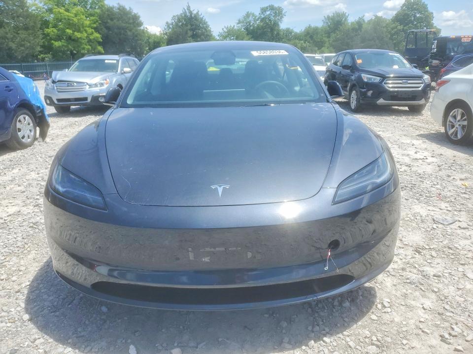 2025 Tesla Model 3 VIN 5YJ3E1EA8SF965053 COPART salvage auction — REAR END, Tn - Salvage Certificate, sold $1,200 on 2026-07-23 (photo 5)