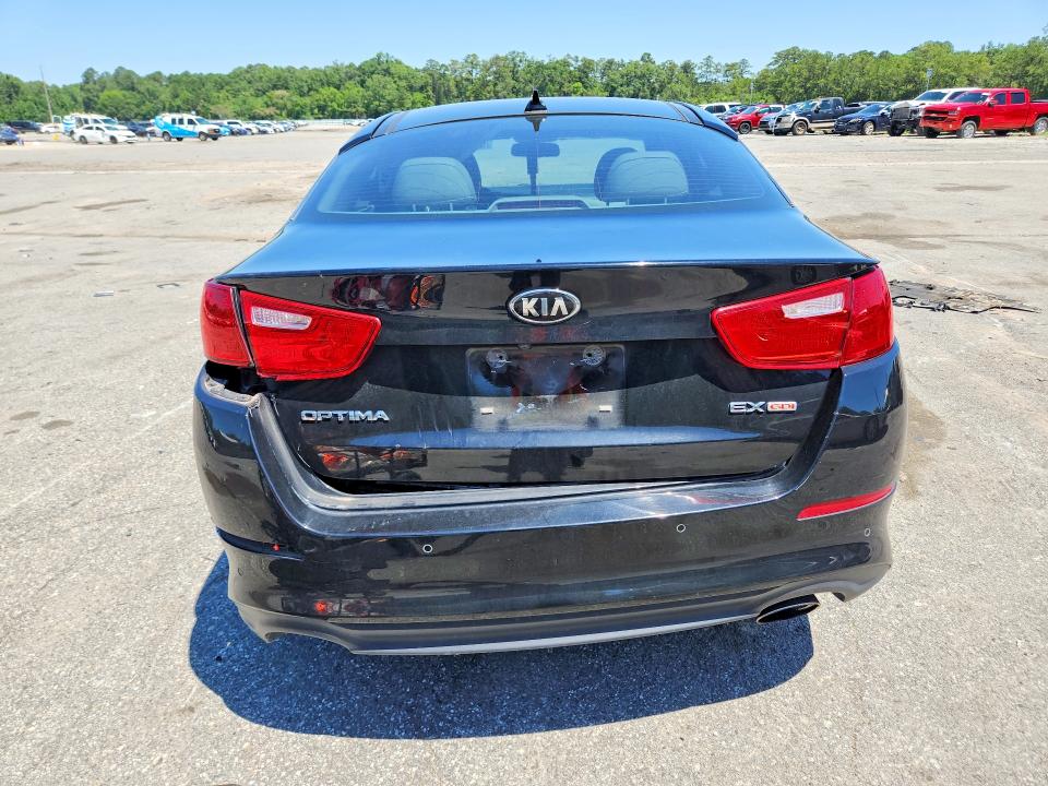 2015 Kia Optima VIN 5XXGN4A71FG502574 COPART salvage auction — REAR END, Ga - Cert Of Title-Salvage, sold $900 on 2026-07-09 (photo 6)