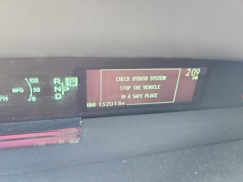 2012 Toyota Prius VIN JTDKN3DU5C5420918 COPART salvage auction — FRONT END, IL - SALVAGE CERTIFICATE, sold $1,100 on 2026-07-28 (photo 9)