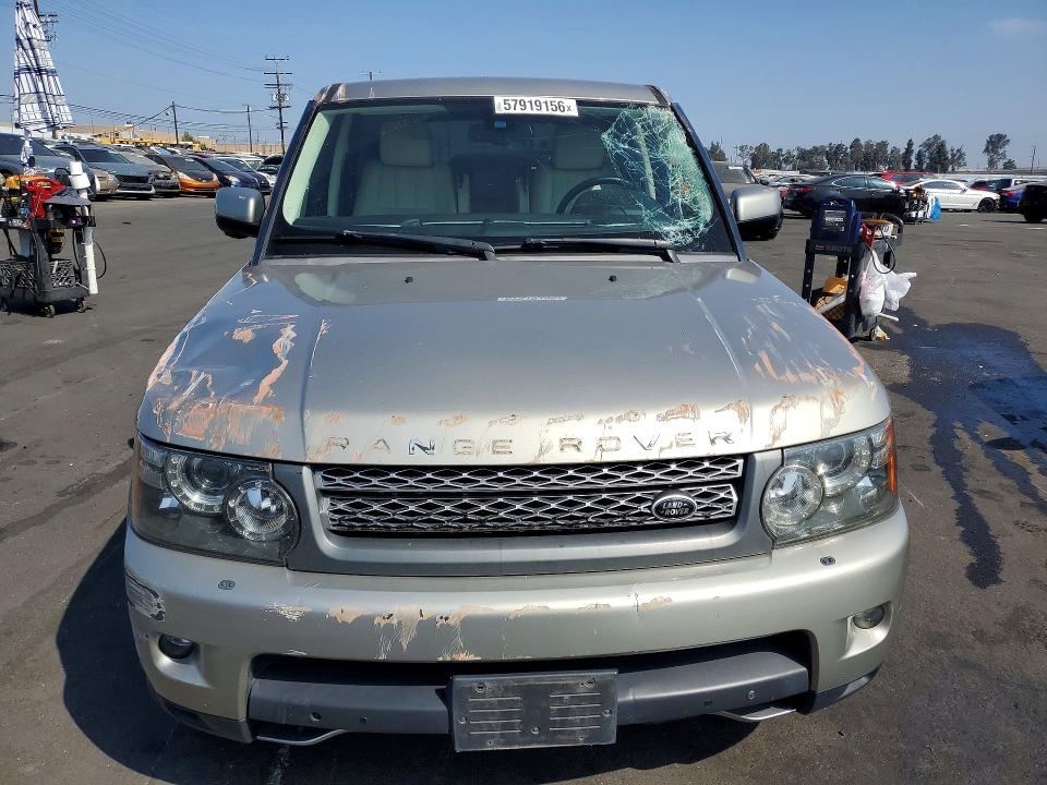 2011 Land rover RANGE ROVER VIN SALSH2E42BA266151 COPART salvage auction — FRONT END, Ca - Dis/Dlr/Exp Only Clean Title, sold $950 on 2026-07-15 (photo 5)