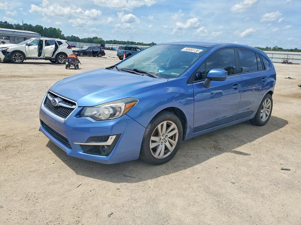 2015 Subaru Impreza VIN JF1GPAC64FH252625 COPART salvage auction — REAR END, Sc - Cert Of Title-Salvage, sold $875 on 2026-07-20 (photo 1)