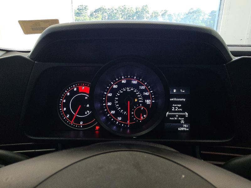 2022 Hyundai Elantra VIN KMHLL4AG8NU329158 COPART salvage auction — FRONT END, GA - CERTIFICATE OF TITLE, sold $3,300 on 2026-07-14 (photo 9)