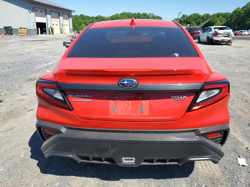 2024 Subaru Wrx VIN JF1VBAH67R9815969 COPART salvage auction — FRONT END, Pa - Certificate Of Salvage, sold $7,900 on 2026-07-16 (photo 6)