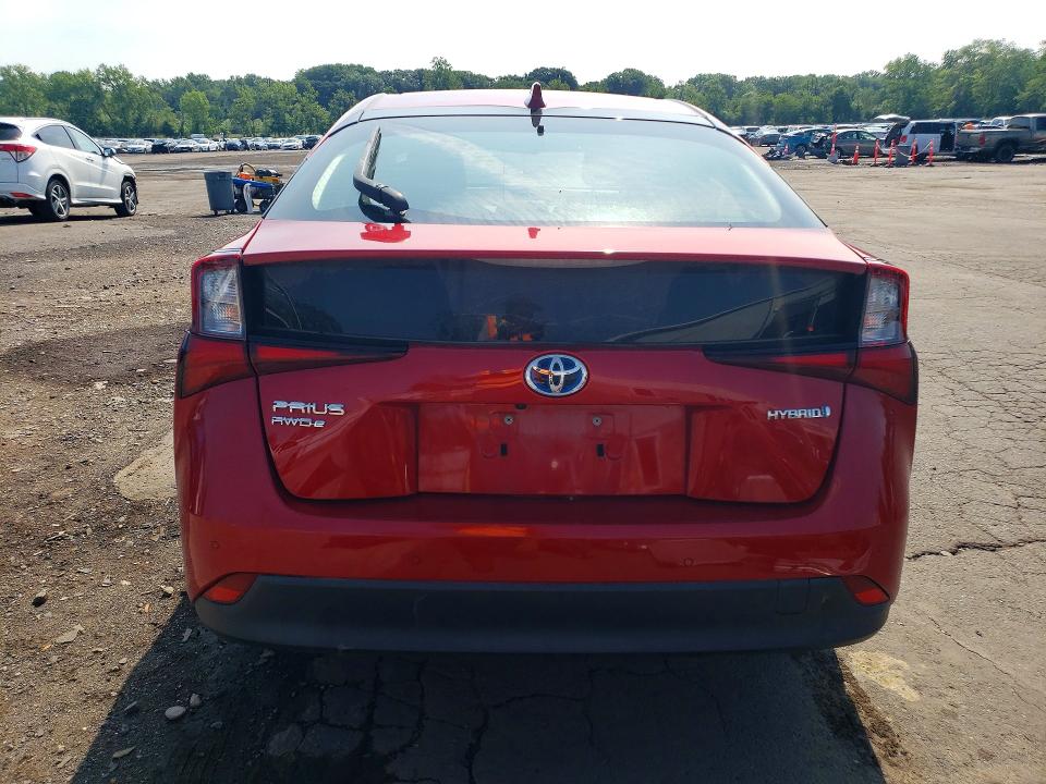 2020 Toyota Prius VIN JTDL9RFU9L3013432 COPART salvage auction — FRONT END, CT - CERT OF TITLE-SALVAGE, sold $3,150 on 2026-07-02 (photo 6)