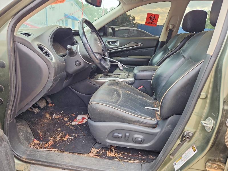 2017 Infiniti Qx60 VIN 5N1DL0MN5HC501714 COPART salvage auction — FRONT END, Fl - Certificate Of Title, sold $825 on 2026-07-31 (photo 7)