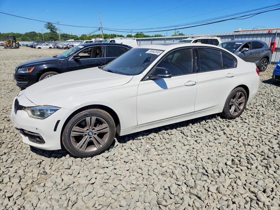 2016 BMW 3er VIN WBA8E3G58GNT79394 COPART salvage auction — FRONT END, Nj - Cert Of Title-Salvage, sold $3,900 on 2026-07-15 (photo 1)