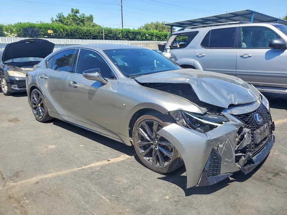 2023 Lexus Is 350 VIN JTHGZ1B26P5066332 COPART salvage auction — FRONT END, Ca - Salvage Certificate, sold $7,100 on 2026-07-28 (photo 4)