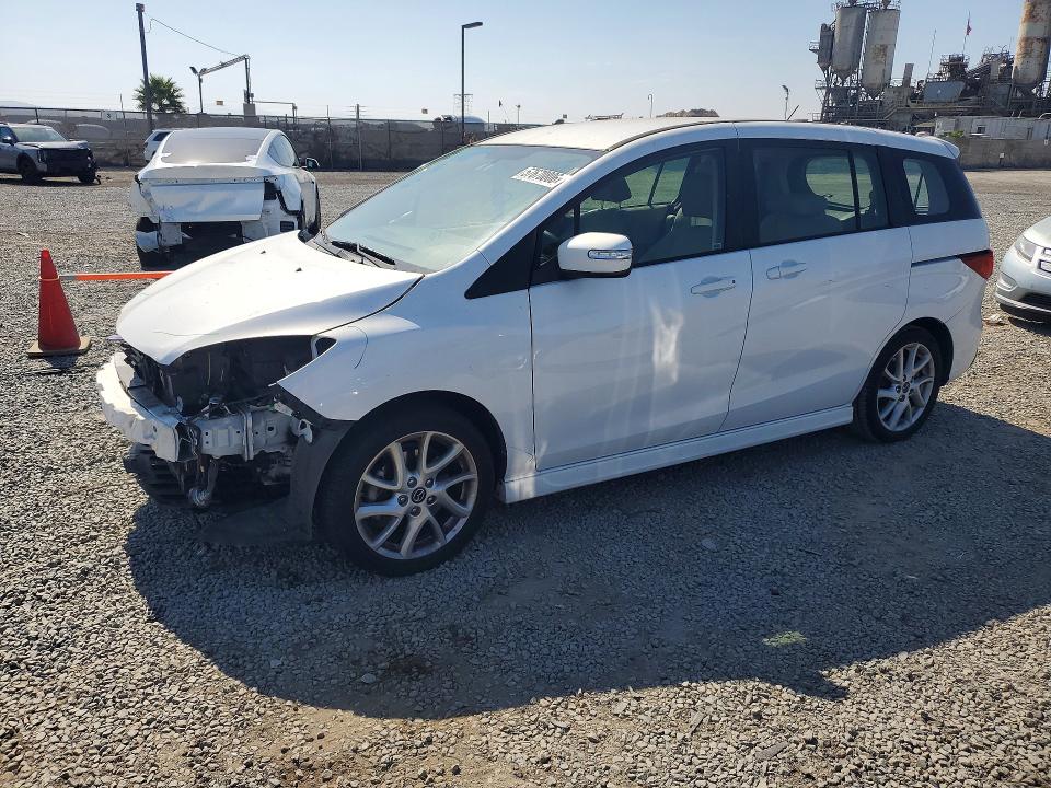 2015 Mazda 5 VIN JM1CW2CL4F0179486 COPART salvage auction — FRONT END, Ca - Salvage Certificate, sold $3,250 on 2026-07-28 (photo 1)