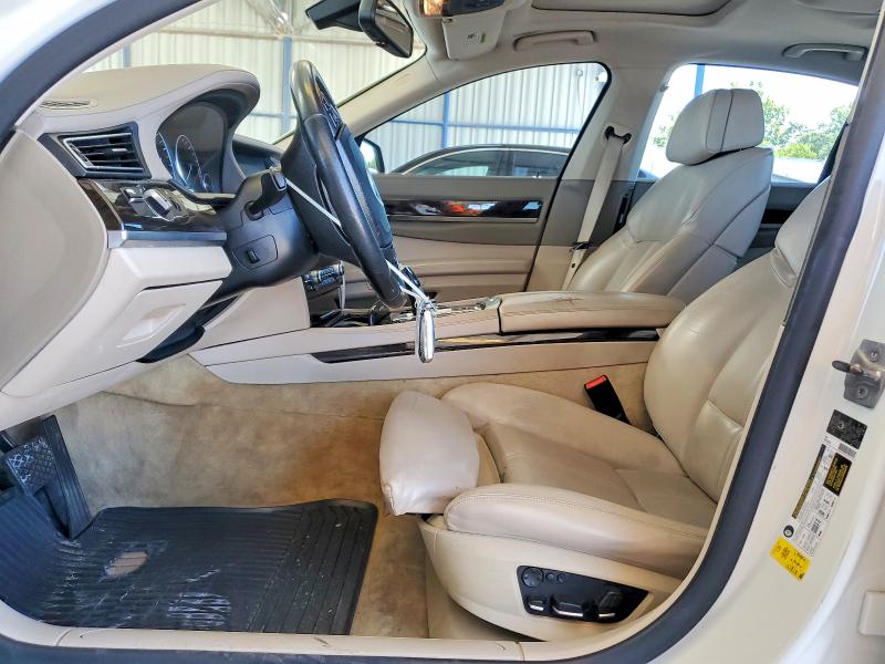 2011 BMW 7er VIN WBAKA8C57BCY37208 COPART salvage auction — FRONT END, GA - CERT OF TITLE-SALVAGE, sold $300 on 2026-07-30 (photo 7)