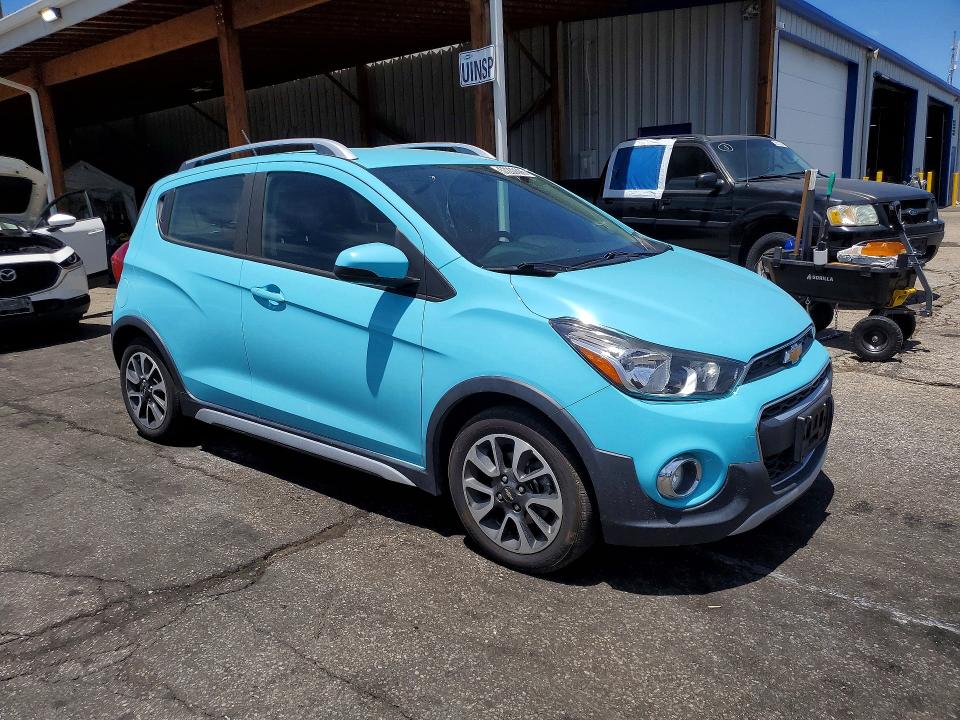 2021 Chevrolet Spark VIN KL8CH6SA1MC227659 COPART salvage auction — HAIL, Co - Certificate Of Title, sold $675 on 2026-07-28 (photo 4)