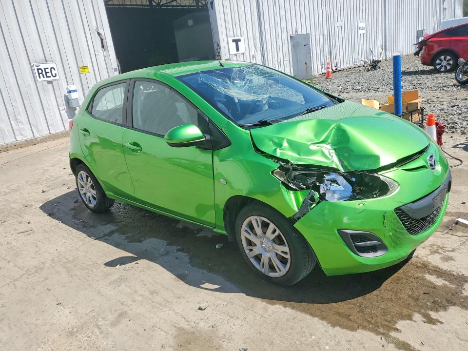 2011 Mazda 2 VIN JM1DE1HZ3B0105145 COPART salvage auction — FRONT END, Nj - Cert Of Title-Salvage, sold $675 on 2026-07-15 (photo 4)