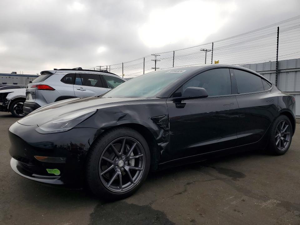 2021 Tesla Model 3 VIN 5YJ3E1EA9MF072439 COPART salvage auction — FRONT END, Ca - Salvage Certificate, sold $7,800 on 2026-07-20 (photo 1)