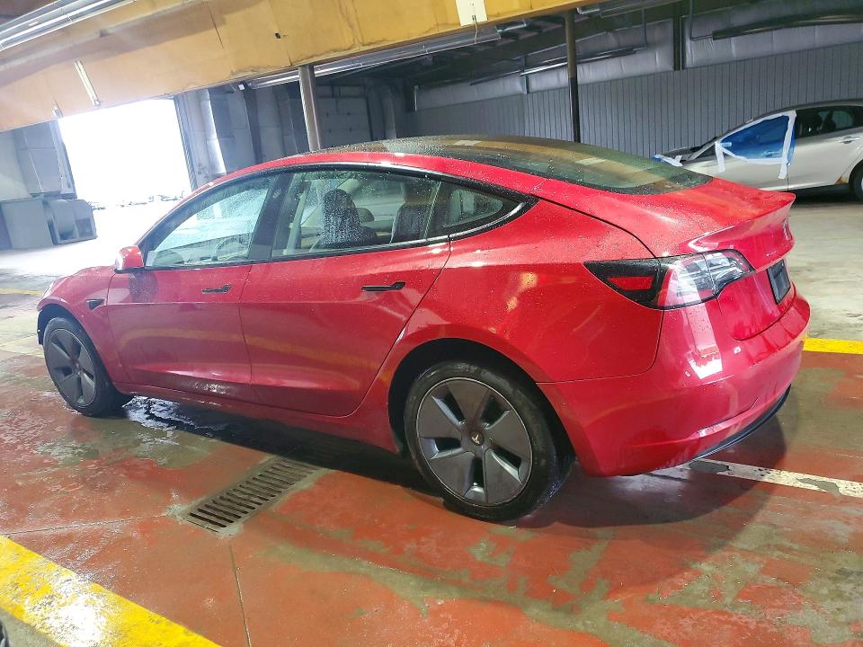2022 Tesla Model 3 VIN 5YJ3E1EB9NF288513 COPART salvage auction — FRONT END, CT - CERTIFICATE OF TITLE, sold $10,800 on 2026-07-08 (photo 2)