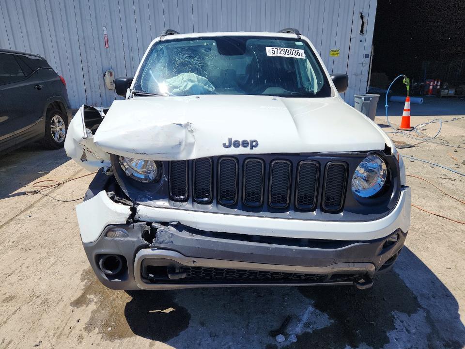 2018 Jeep Renegade VIN ZACCJBAB8JPJ11801 COPART salvage auction — FRONT END, Nj - Cert Of Title-Salvage, sold $1,100 on 2026-07-27 (photo 5)