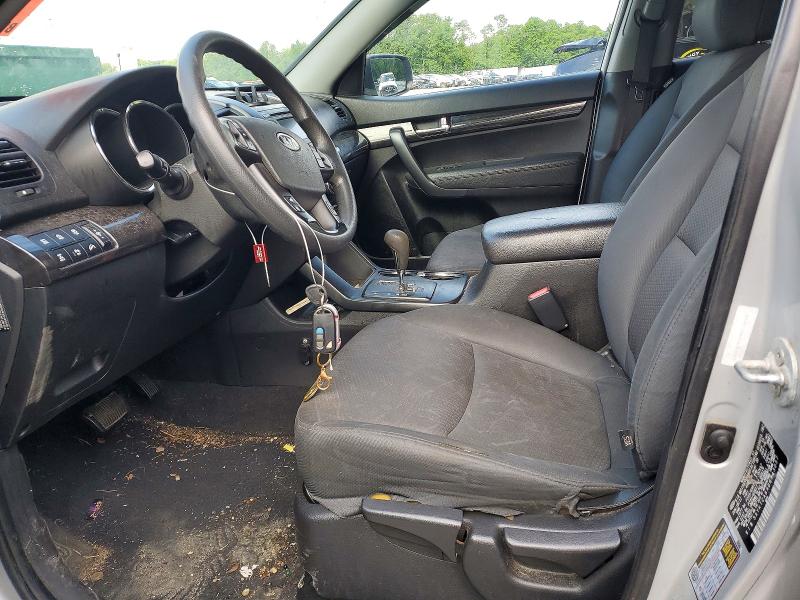 2013 Kia Sorento VIN 5XYKTCA64DG343057 COPART salvage auction — FRONT END, Pa - Certificate Of Salvage, sold $550 on 2026-07-09 (photo 7)
