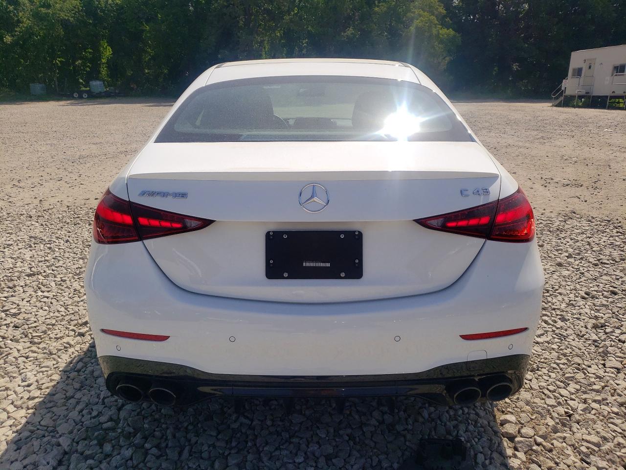 2025 Mercedes-benz C-klasse amg VIN W1KAF8HB3SR272523 COPART salvage auction — Front End, CA - CERTIFICATE OF TITLE, sold $31,500 on 2026-07-01 (photo 6)