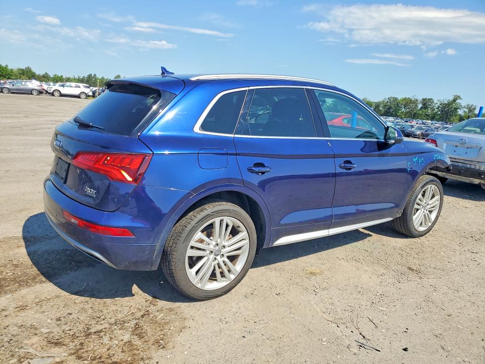 2018 Audi Q5 VIN WA1CNAFY7J2008081 COPART salvage auction — FRONT END, Va - Cert Of Title - Salvage, sold $6,200 on 2026-07-15 (photo 3)