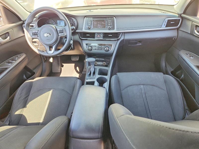 2016 Kia Optima VIN 5XXGT4L31GG055889 COPART salvage auction — REAR END, Ca - Salvage Certificate, sold $1,000 on 2026-07-07 (photo 8)