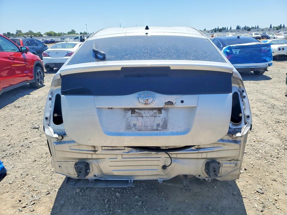 2007 Toyota Prius VIN JTDKB20U777580673 COPART salvage auction — REAR END, Ca - Salvage Certificate, sold $1,300 on 2026-07-14 (photo 6)