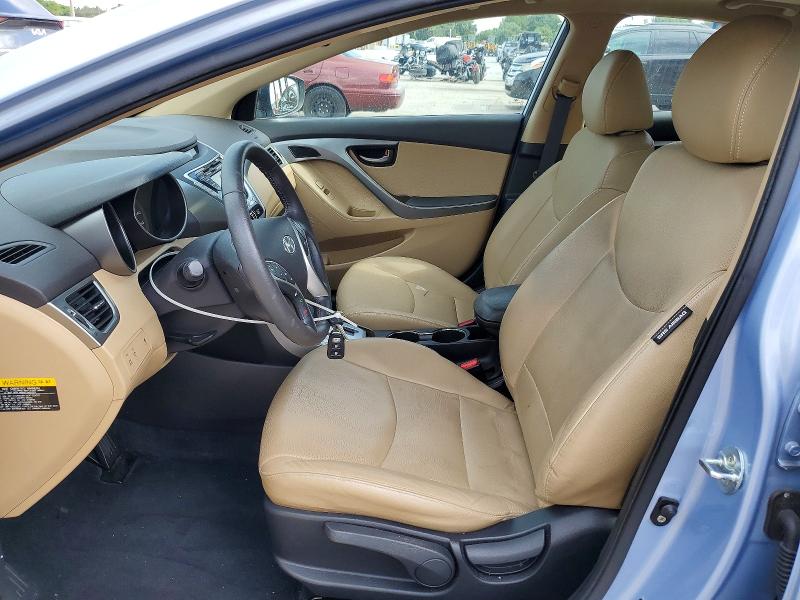 2012 Hyundai Elantra VIN KMHDH4AE3CU471340 COPART salvage auction — REAR END, Fl - Cert Of Title Slvg Rebuildable, sold $3,000 on 2026-07-17 (photo 7)