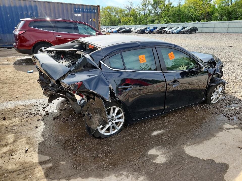 2014 Mazda 3 VIN JM1BM1V75E1161485 COPART salvage auction — FRONT END, Salvage Title, sold $375 on 2026-07-13 (photo 3)