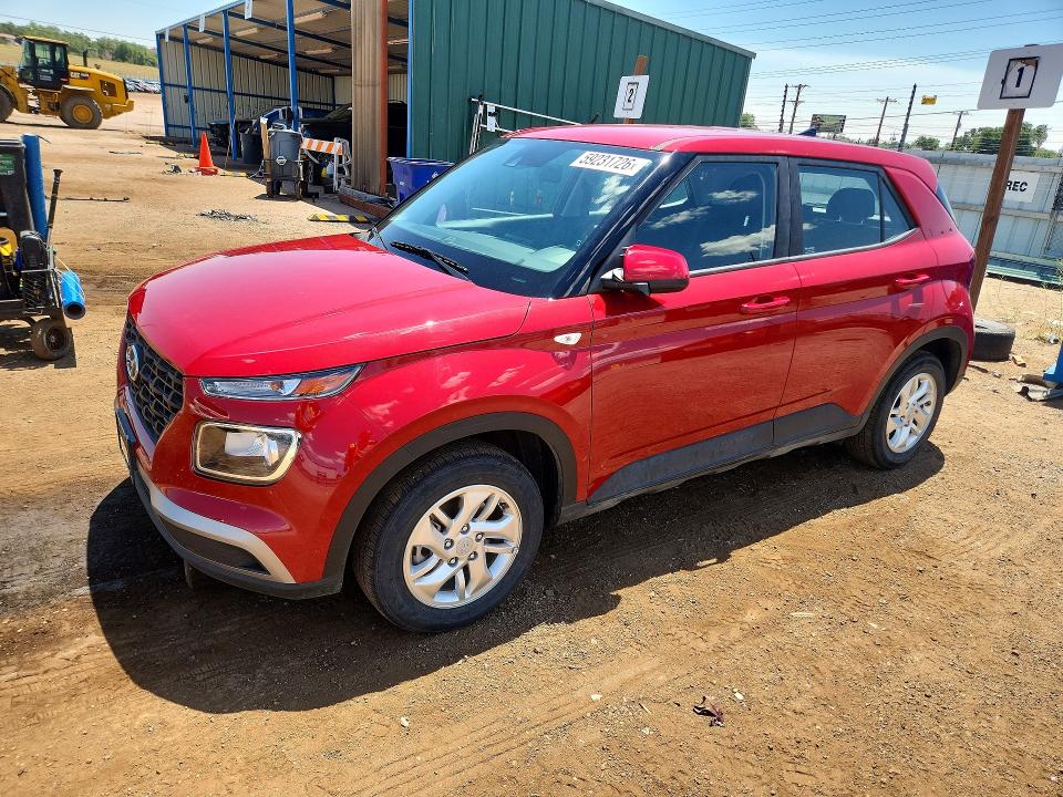 2022 Hyundai Venue VIN KMHRB8A32NU169067 COPART salvage auction — HAIL, Co - Certificate Of Title, sold $9,100 on 2026-08-03 (photo 1)
