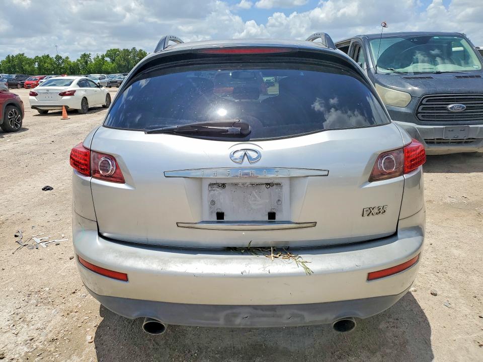 2005 Infiniti Fx VIN JNRAS08W55X212236 COPART salvage auction — FRONT END, Tx - Salvage Vehicle Title, sold $475 on 2026-07-14 (photo 6)