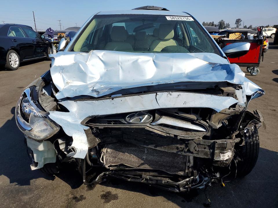 2014 Hyundai VIN KMHCT4AE5EU640285 COPART salvage auction — FRONT END, Ca - Salvage Certificate, sold $275 on 2026-07-13 (photo 5)