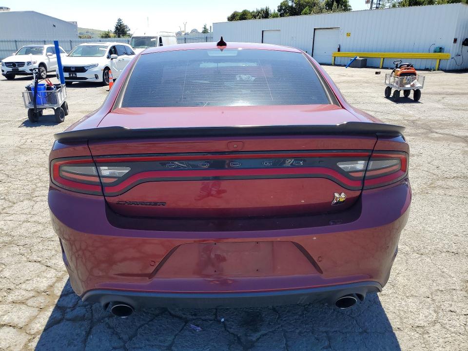 2019 Dodge Charger VIN 2C3CDXGJ0KH668103 COPART salvage auction — FRONT END, Ca - Salvage Certificate, sold $12,500 on 2026-07-31 (photo 6)