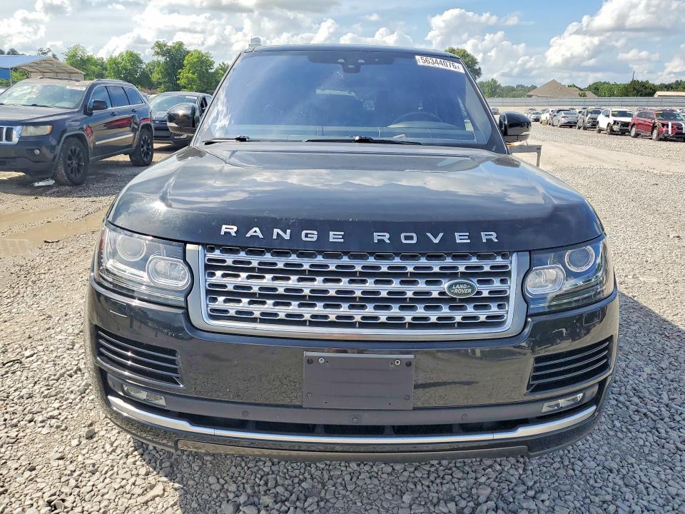 2017 Land rover RANGE ROVER VIN SALGS2FV2HA374907 COPART salvage auction — MECHANICAL, Ms - Cert Of Title-Salvaged, sold $10,200 on 2026-07-24 (photo 5)